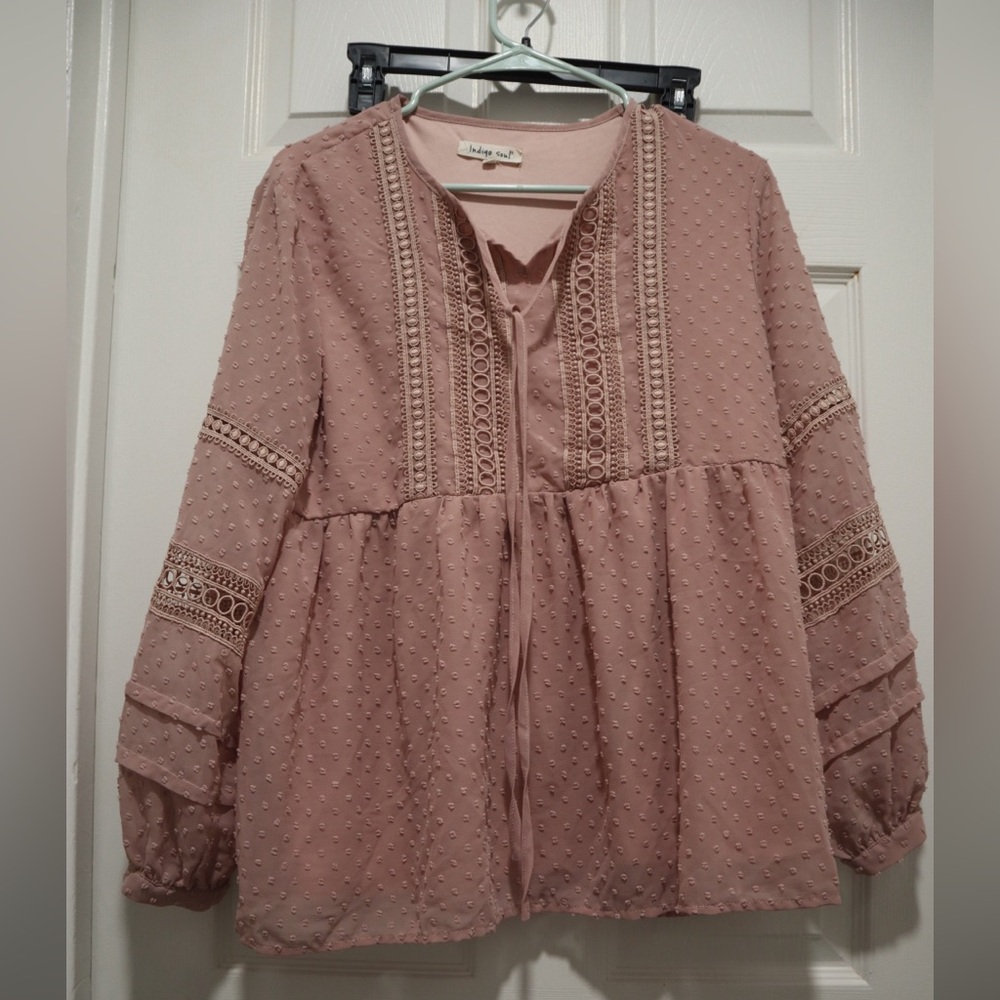 Pink BOHO STYLED SHIRT